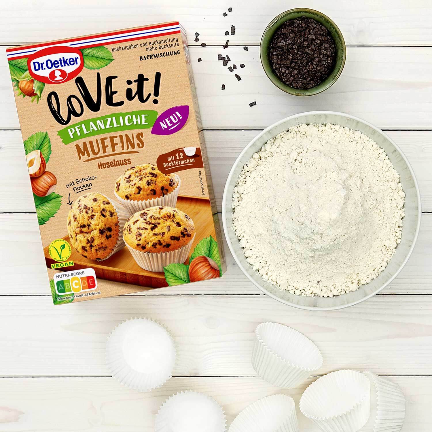 Dr Oetker LoVE it! Pflanzliche Muffins - Candyshop.ch