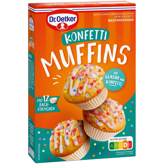 Dr. Oetker Backmischung Muffins Konfetti 360g - Candyshop.ch