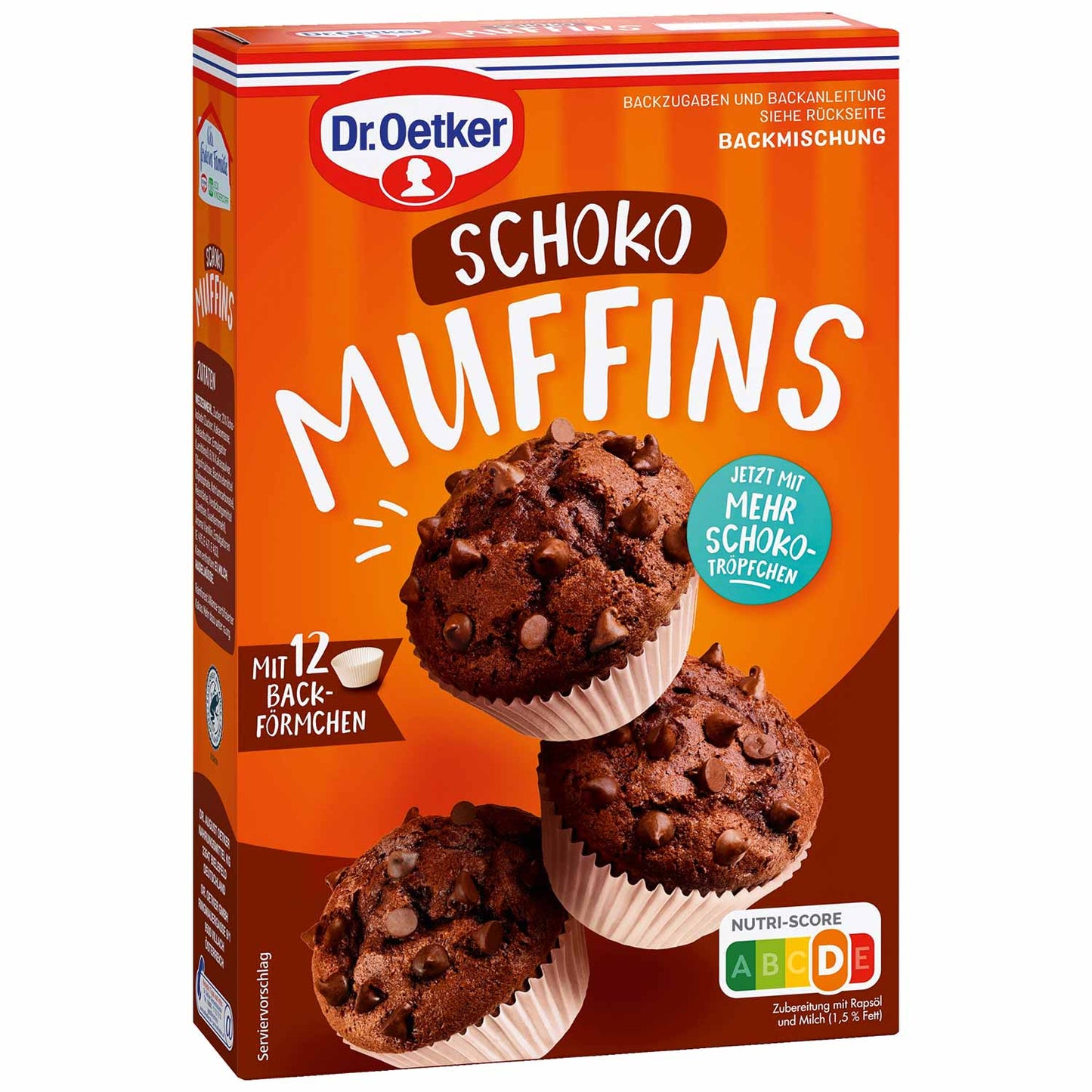 Dr. Oetker Backmischung Muffins Schoko 345g - Candyshop.ch