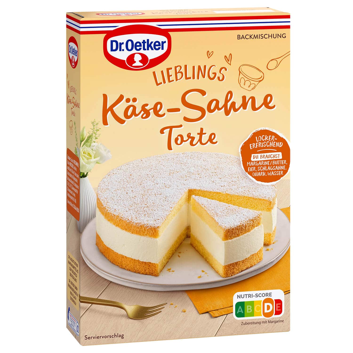 Dr Oetker Käse-Sahne Torte Backmischung 385g - Candyshop.ch