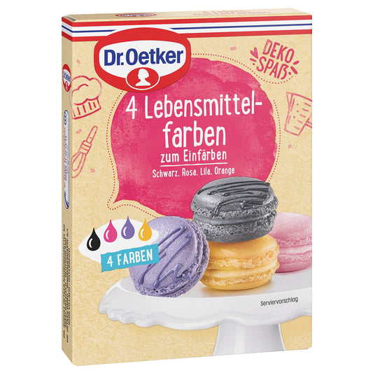 Dr. Oetker 4 Lebensmittelfarben - Candyshop.ch