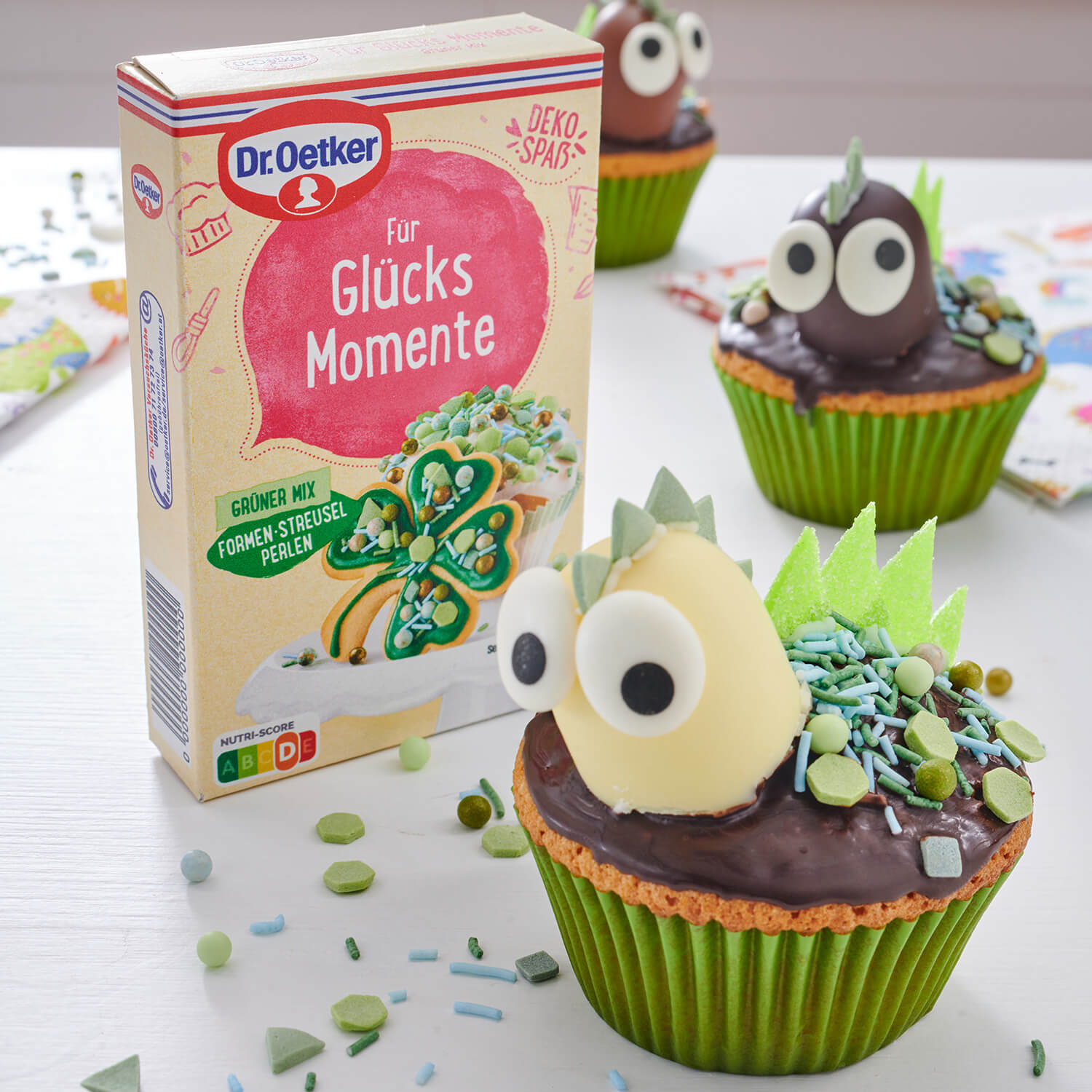 Dr. Oetker Dekor Glücks Momente grüner Mix - Candyshop.ch