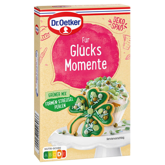 Dr. Oetker Dekor Glücks Momente grüner Mix - Candyshop.ch