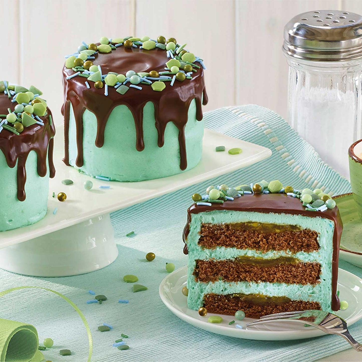 Dr. Oetker Dekor Glücks Momente grüner Mix - Candyshop.ch