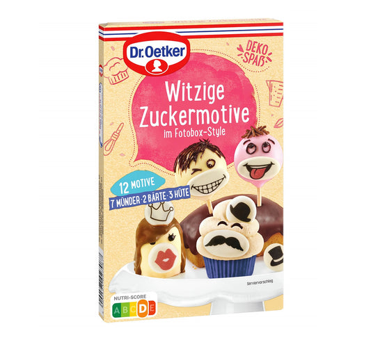 Dr. Oetker Witzige Zuckermotive im Fotobox-Style - Candyshop.ch