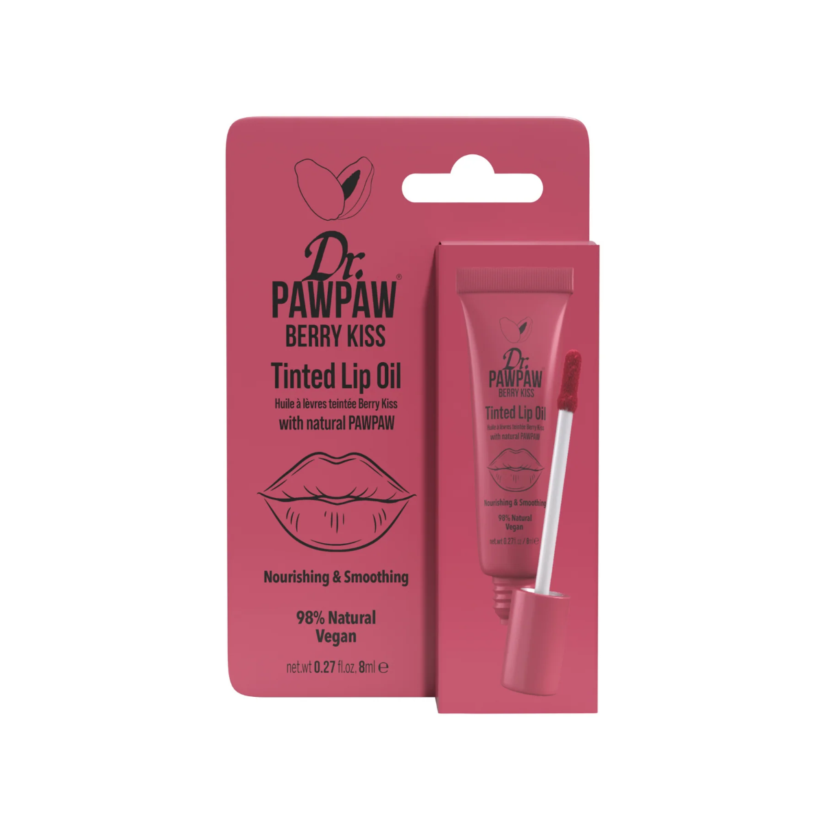 Dr. PawPaw Dr. PawPaw, Dr. PawPaw, Vegan und tierversuchsfrei, Hydrating & Moisturizing, Lippenöl, Beeriger Kuss, 8 ml Regula