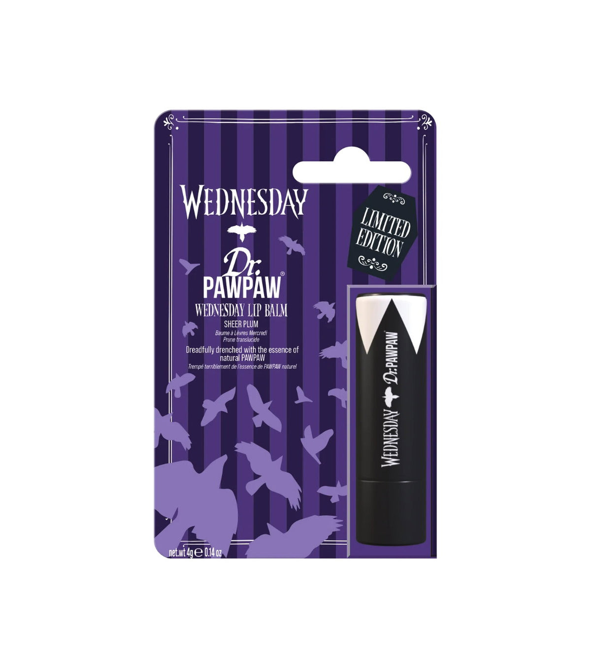 Dr. PawPaw Dr. PawPaw, Wednesday, Hydrating & Conditioning, Lippenbalsam, Sheer Plum, 4 g Regular