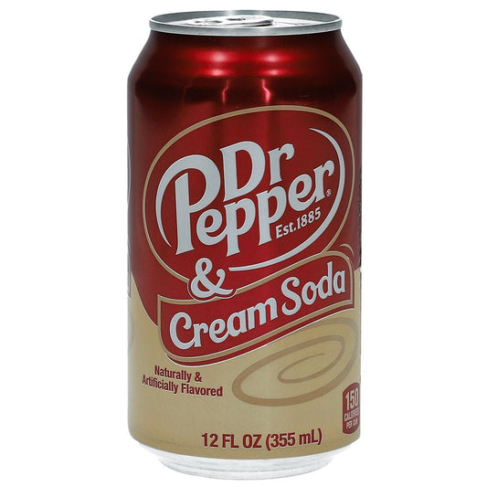 Dr Pepper & Cream Soda USA 355ml - Candyshop.ch