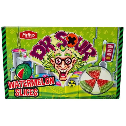Dr. Sour Watermelon Slices 80g - Candyshop.ch