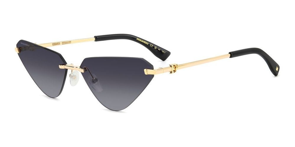 DSQUARED2 SUNGLASSES D2 0108_S_RHL-9O K_63 Sonnenbrille Rot ansicht-2