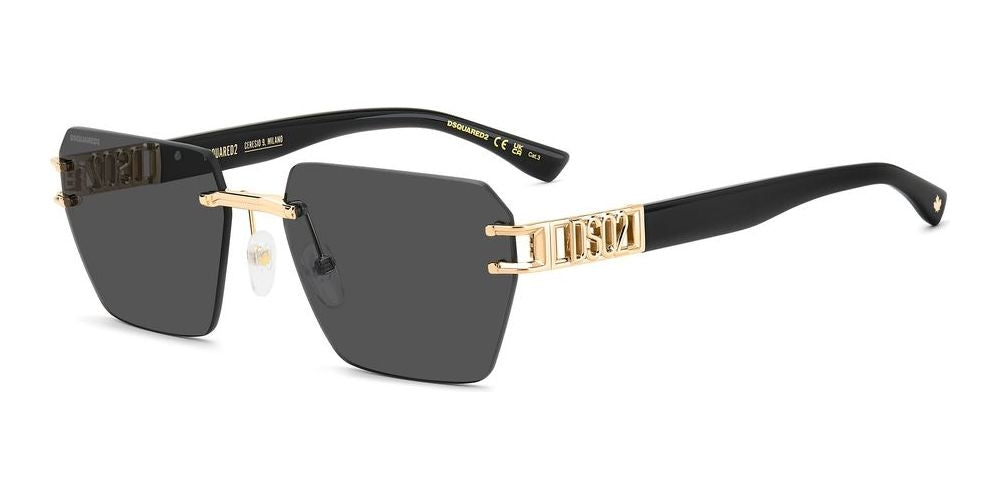 DSQUARED2 SUNGLASSES D2 0173_S_000-IR_58 Sonnenbrille Rot ansicht-2