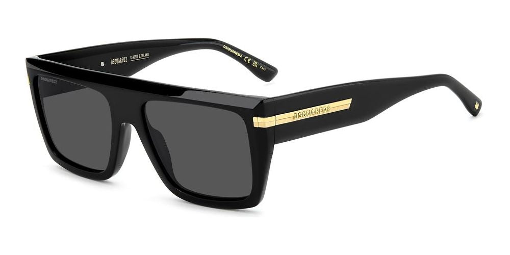 DSQUARED2 SUNGLASSES D2 0177_S_807-IR_56 Sonnenbrille Rot ansicht-2
