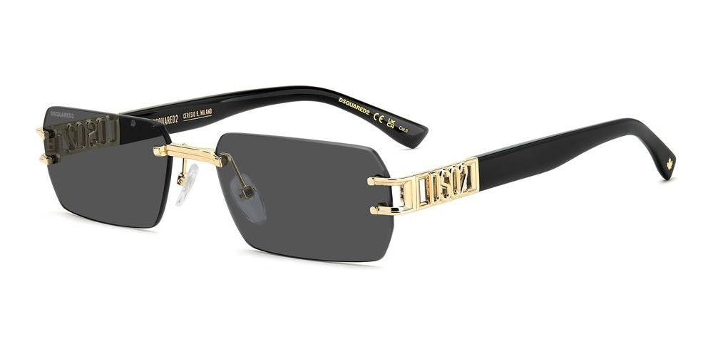 DSQUARED2 SUNGLASSES D2 0189_S_J5G-IR_57 Sonnenbrille Rot ansicht-2