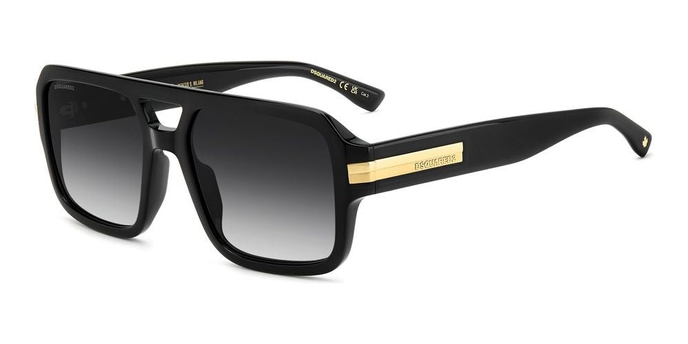 DSQUARED2 SUNGLASSES D2 0197_S_807-9O_57 Sonnenbrille Rot ansicht-2