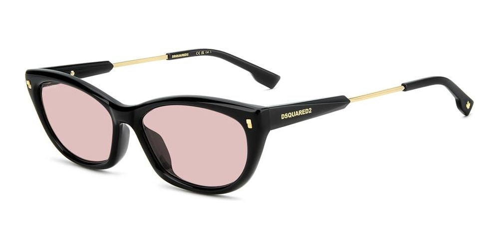 DSQUARED2 SUNGLASSES D2 0209_G_S_3H2-U1_57 Sonnenbrille Rot ansicht-2