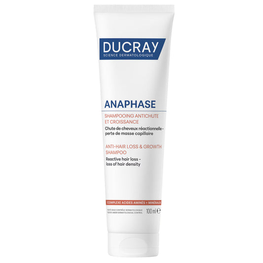 Ducray Ducray, Anaphase, Biotin, Haarbehandlung Shampoo, Gegen Haarausfall, 100 ml Regular