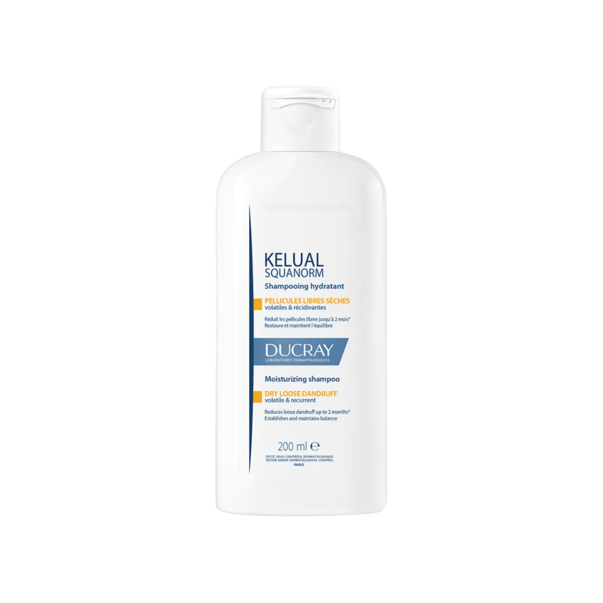 Ducray Ducray, Kelual Squanorm, Haarbehandlung Shampoo, Antischuppen, For Scalp With Dry Dandruff, 200 ml Regular