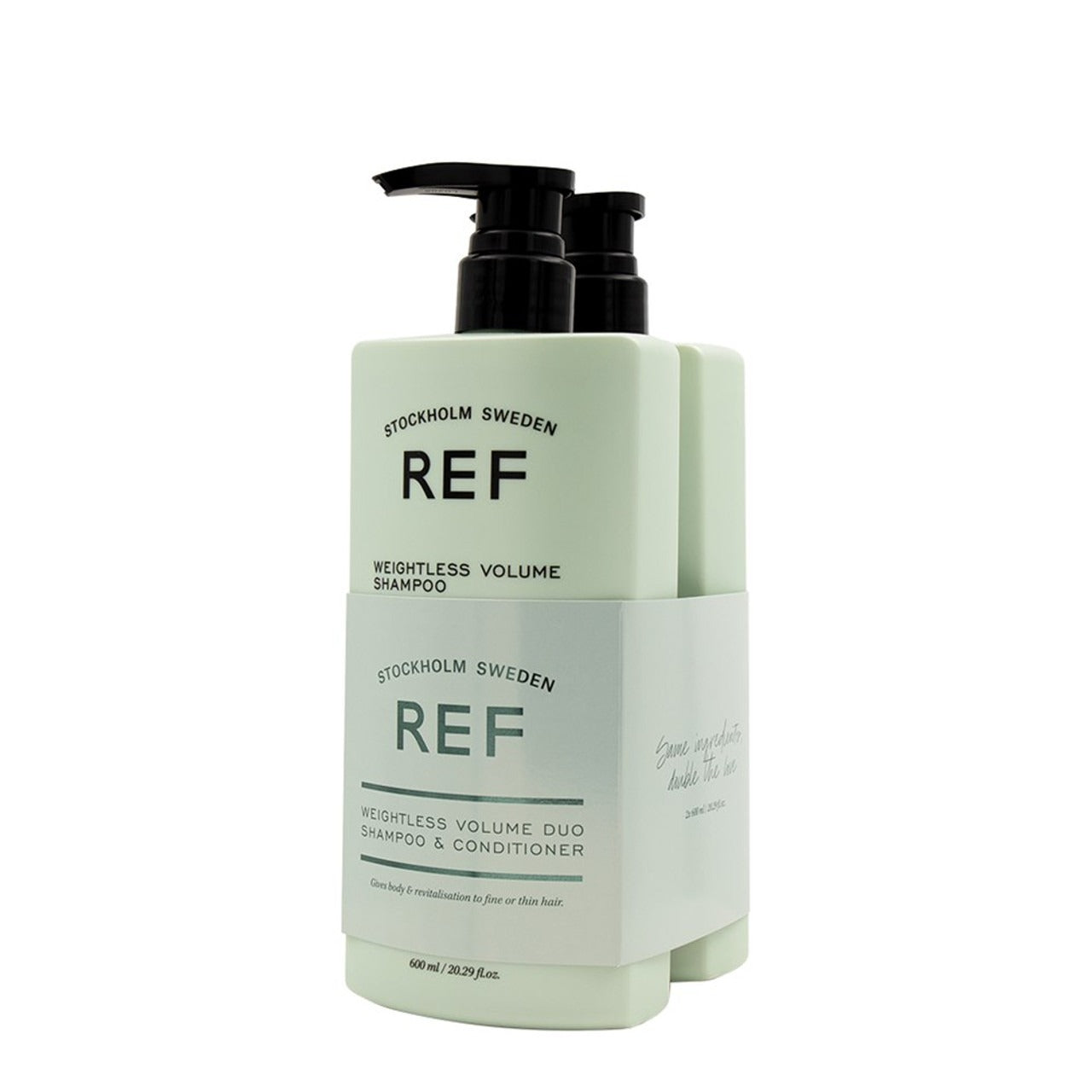 Ref Stockholm Haarpflegeset Duo Set Ref Stockholm: Weightless Volume, Sulfates-Free, Hair Shampoo, For Volume & Texture, 600 