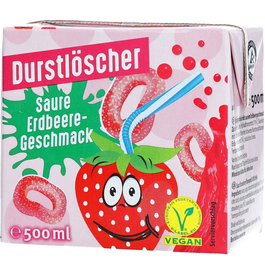 Durstlöscher Saure Erdbeere 500ml - Candyshop.ch