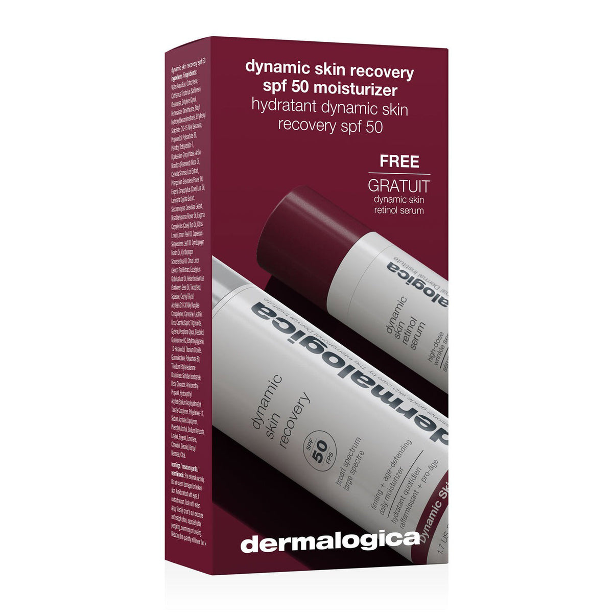 Dermalogica Hautpflegeset Dynamic Skin Recovery Set Dermalogica: Dynamic Skin, Retinol, Anti-Wrinkle, Serum, For Face, SPF 50