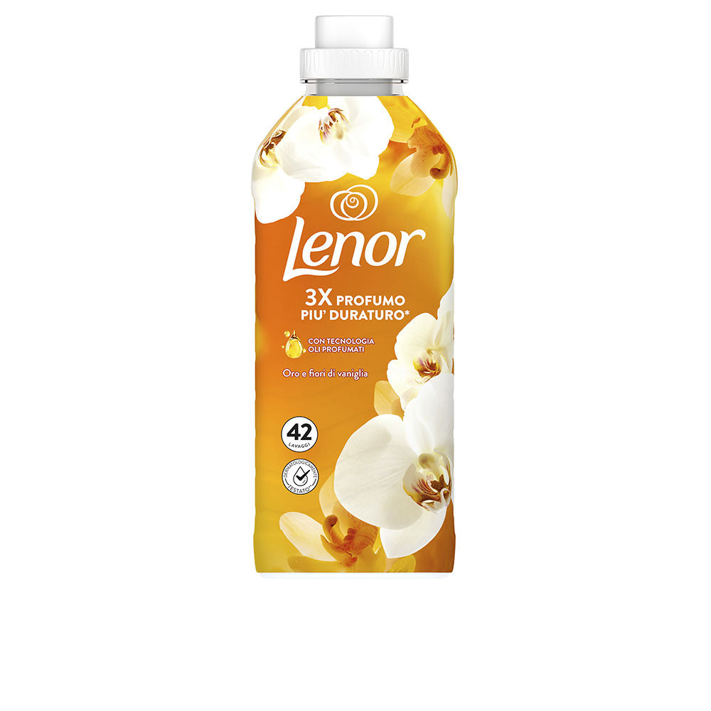 LENOR GOLD FLOWERS AND VANILLA concentrated liquid fabric softener 42 doses