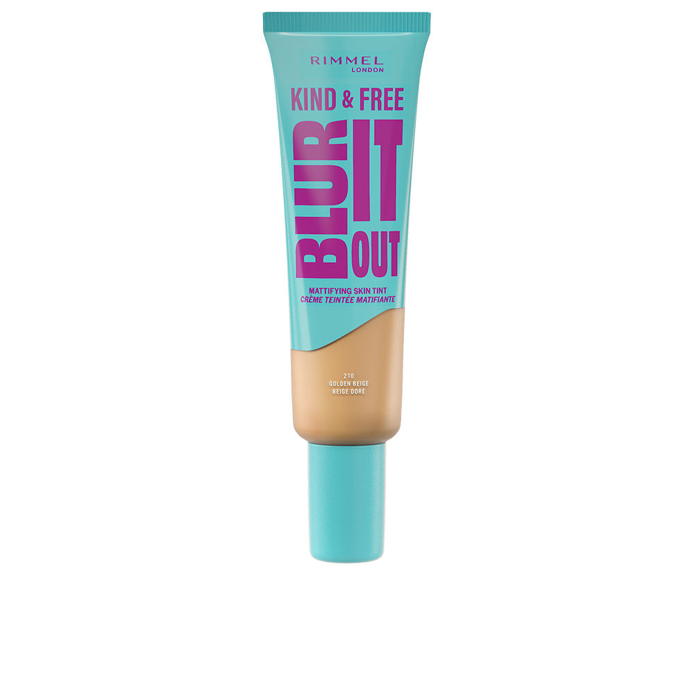 KIND &amp; FREE BLUR IT OUT matte effect foundation #210-Golden Beige 30 ml