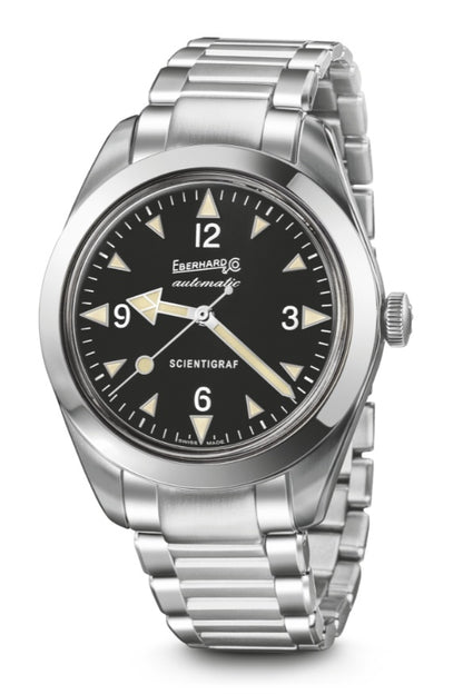 EBERHARD SCIENTIGRAF 41043.01 CAPS Only Time Armbanduhr 41 mm