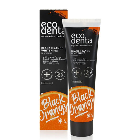 Ecodenta Ecodenta, Black Orange Whitening, Protective & Antiplaque, Zahnpasta, 100 ml Regular