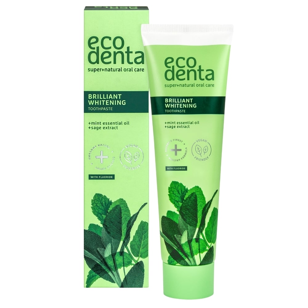 Ecodenta Ecodenta, Brilliant Whitening, Aufhellung, Zahnpasta, 100 ml Regular