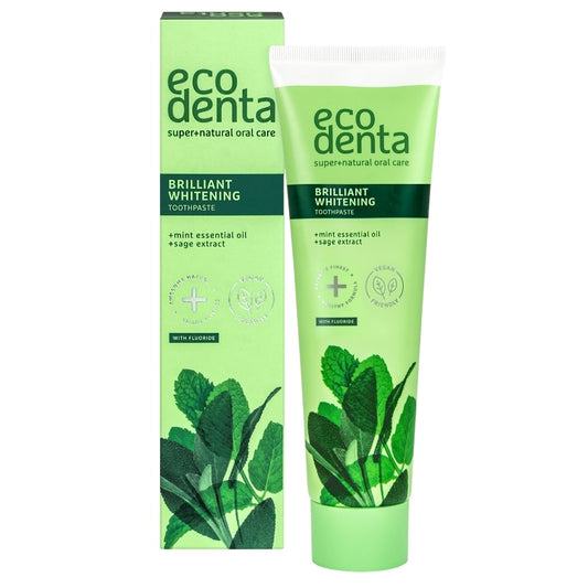Ecodenta Ecodenta, Brilliant Whitening, Aufhellung, Zahnpasta, 100 ml Regular