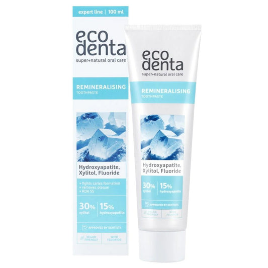 Ecodenta Ecodenta, Remineralising, Anti-Caries & Anti-Plaque, Zahnpasta, 100 ml Regular
