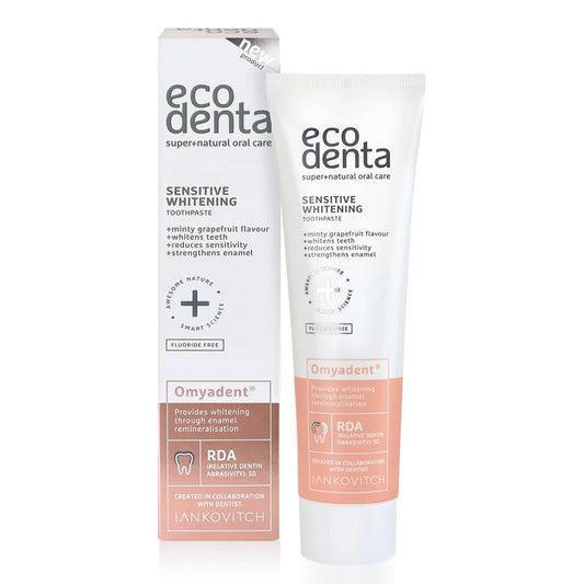 Ecodenta Ecodenta, Sensitive Whitening, Whitening & Sensitive Teeth, Zahnpasta, 100 ml Regular
