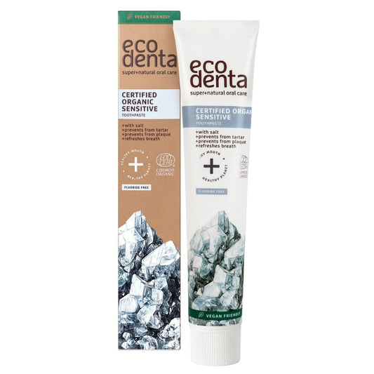 Ecodenta Ecodenta, Certified Organic Sensitive, Protective & Antiplaque, Zahnpasta, 75 ml Regular