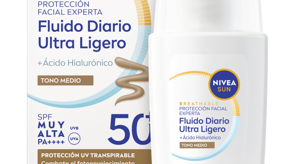 NIVEA Sun Fluido Diario Protección Facial Spf50 Tono Medio 40 ml Sonnenpflege