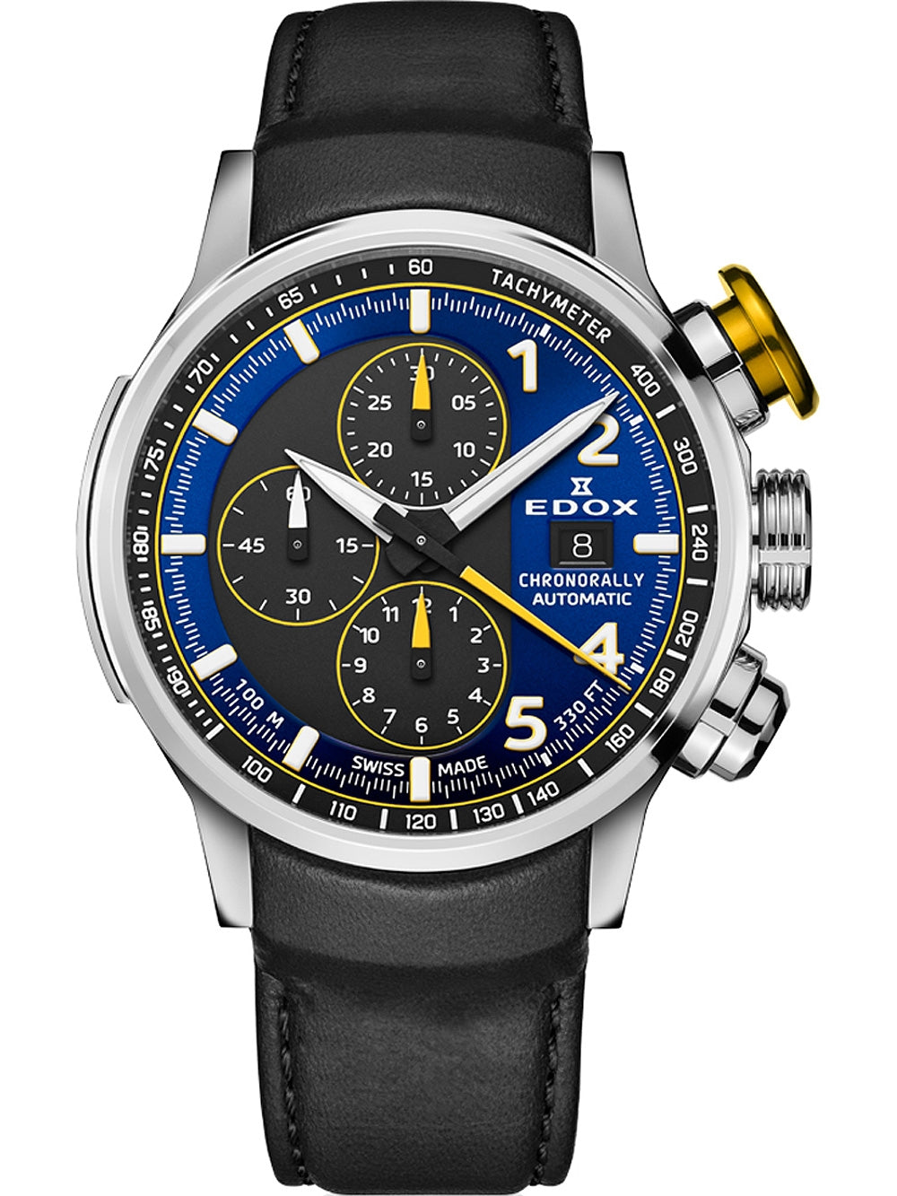 EDOX 01129-TTNJCN-BUNJ Chronograph Armbanduhr 36 mm ansicht-3