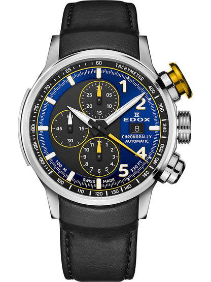EDOX 01129-TTNJCN-BUNJ Chronograph Armbanduhr 36 mm ansicht-3