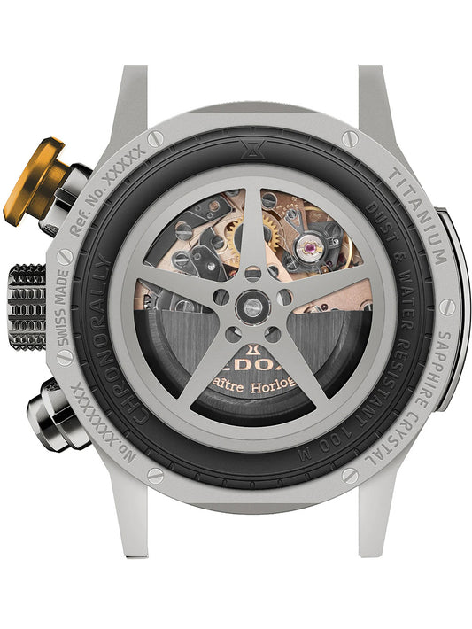 EDOX 01129-TTNJCN-BUNJ Chronograph Armbanduhr 36 mm