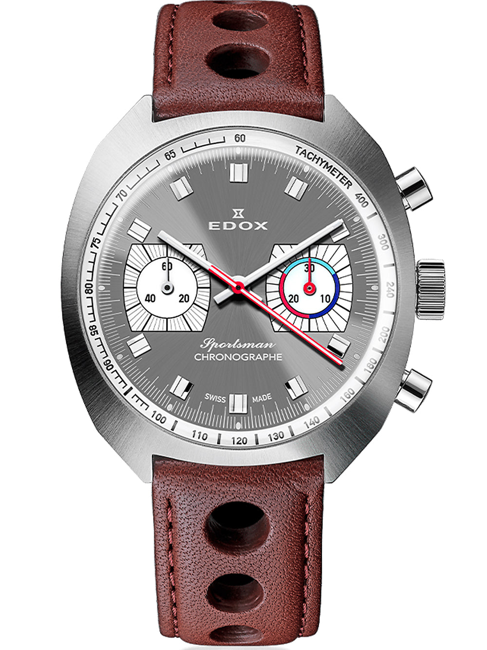 EDOX 08202-3GG-GIN Chronograph Armbanduhr 36 mm