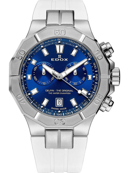 EDOX 10113-3CAB-BUIN Chronograph Armbanduhr 42 mm ansicht-2