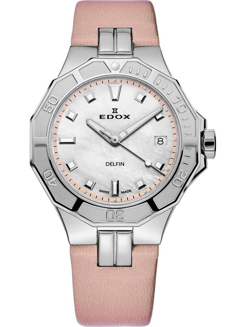 EDOX 53020-3C-NARN Analoguhr Armbanduhr 36 mm ansicht-2