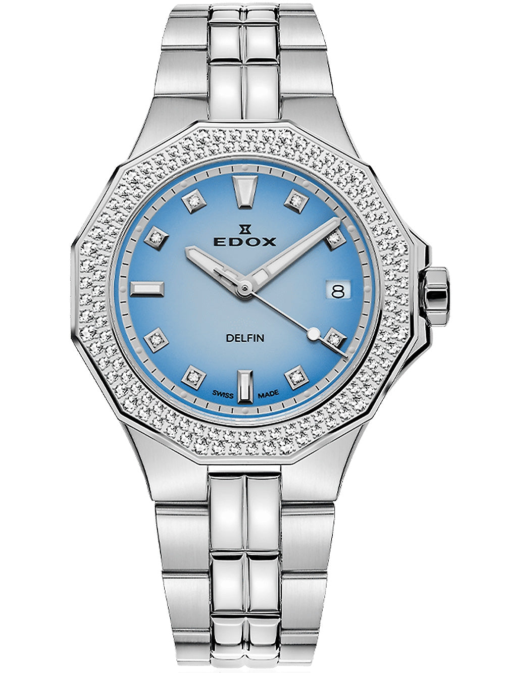EDOX 53020-3D120M-BUCND Analoguhr Armbanduhr 36 mm ansicht-2