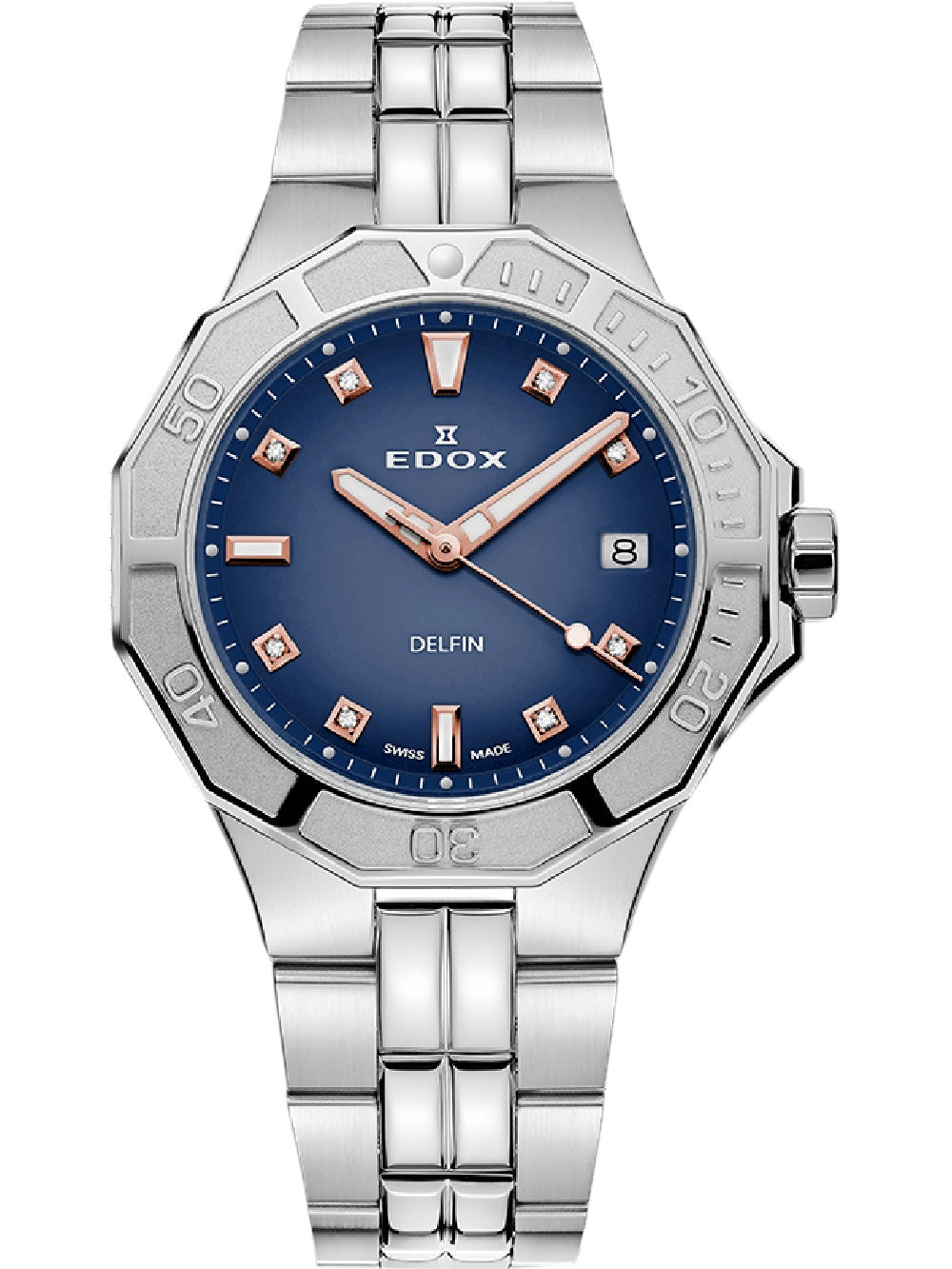 EDOX 53020-3M-BUDDR Analoguhr Armbanduhr 36 mm ansicht-2