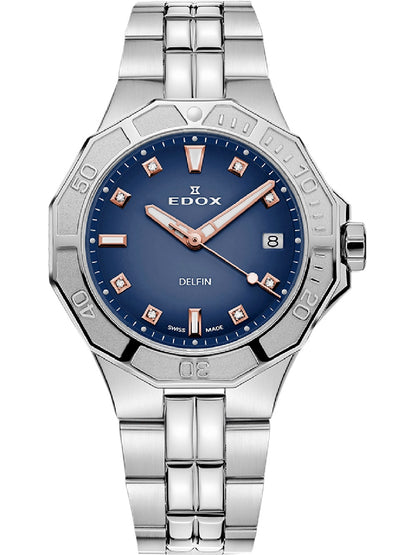 EDOX 53020-3M-BUDDR Analoguhr Armbanduhr 36 mm ansicht-2