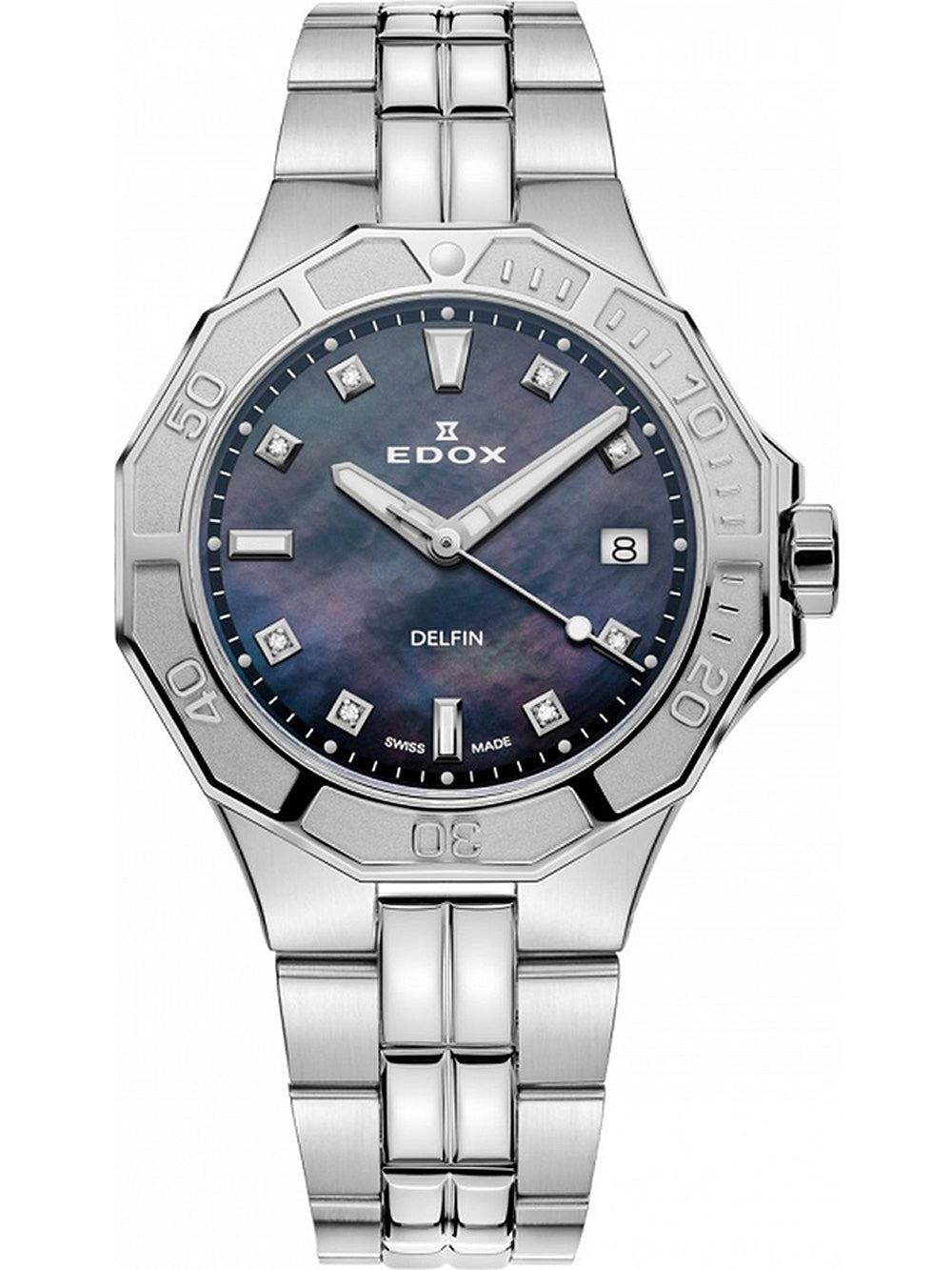 EDOX 53020-3M-NANND Analoguhr Armbanduhr 36 mm ansicht-2