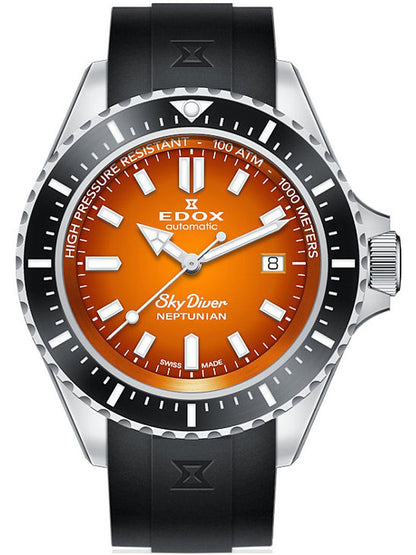 EDOX 80120-3NCA-ODN Analoguhr Armbanduhr 36 mm ansicht-2