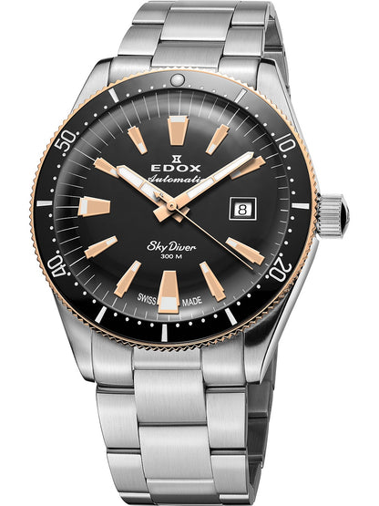 EDOX 80126-357RNM-NIRB Analoguhr Armbanduhr 24 mm ansicht-3
