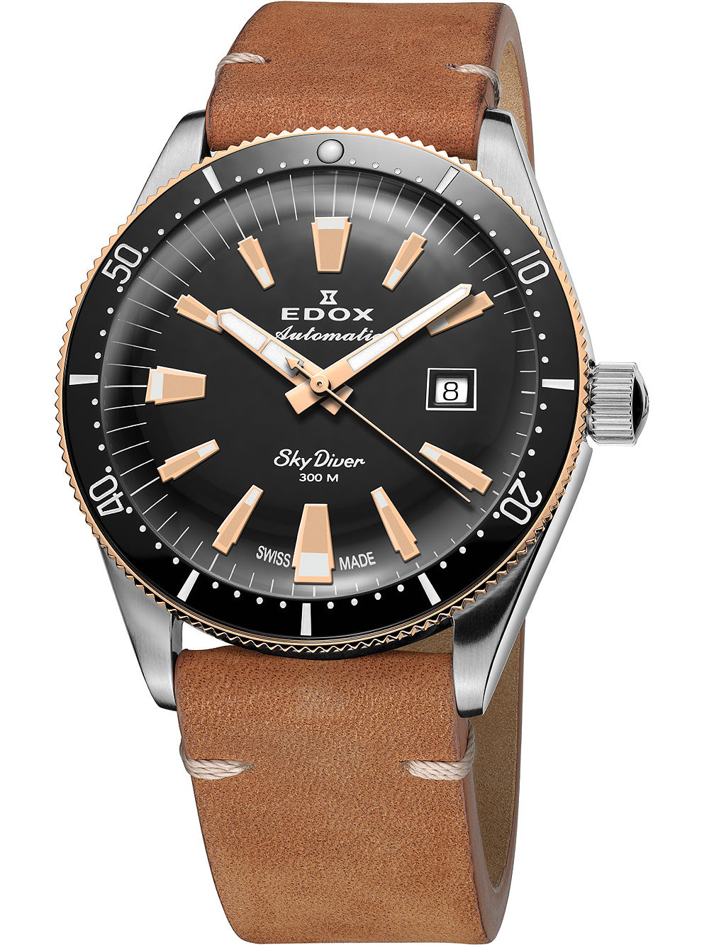 EDOX 80126-357RNM-NIRB Analoguhr Armbanduhr 24 mm
