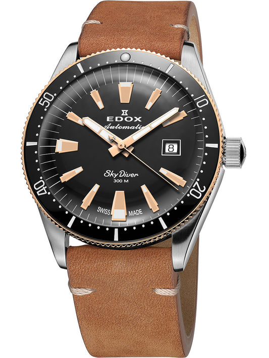 EDOX 80126-357RNM-NIRB Analoguhr Armbanduhr 24 mm