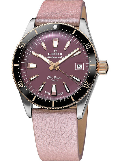 EDOX 80131-357RNRC-VIO Analoguhr Armbanduhr 36 mm