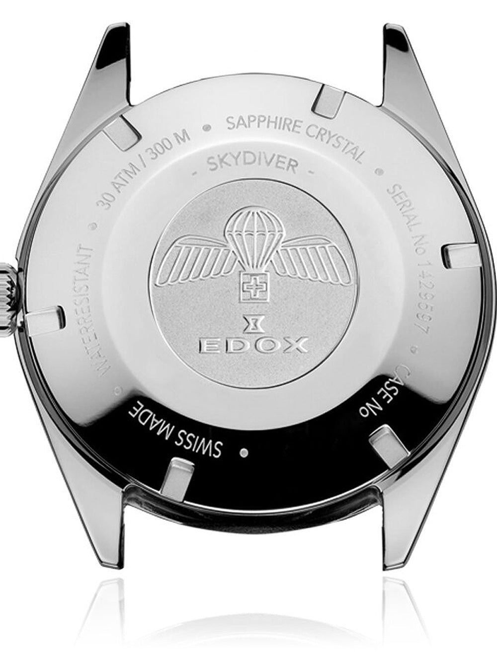 EDOX 80131-3NC-NDRO Analoguhr Armbanduhr 36 mm ansicht-2